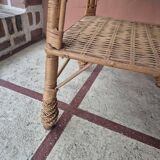 Wicker rattan coffee table
