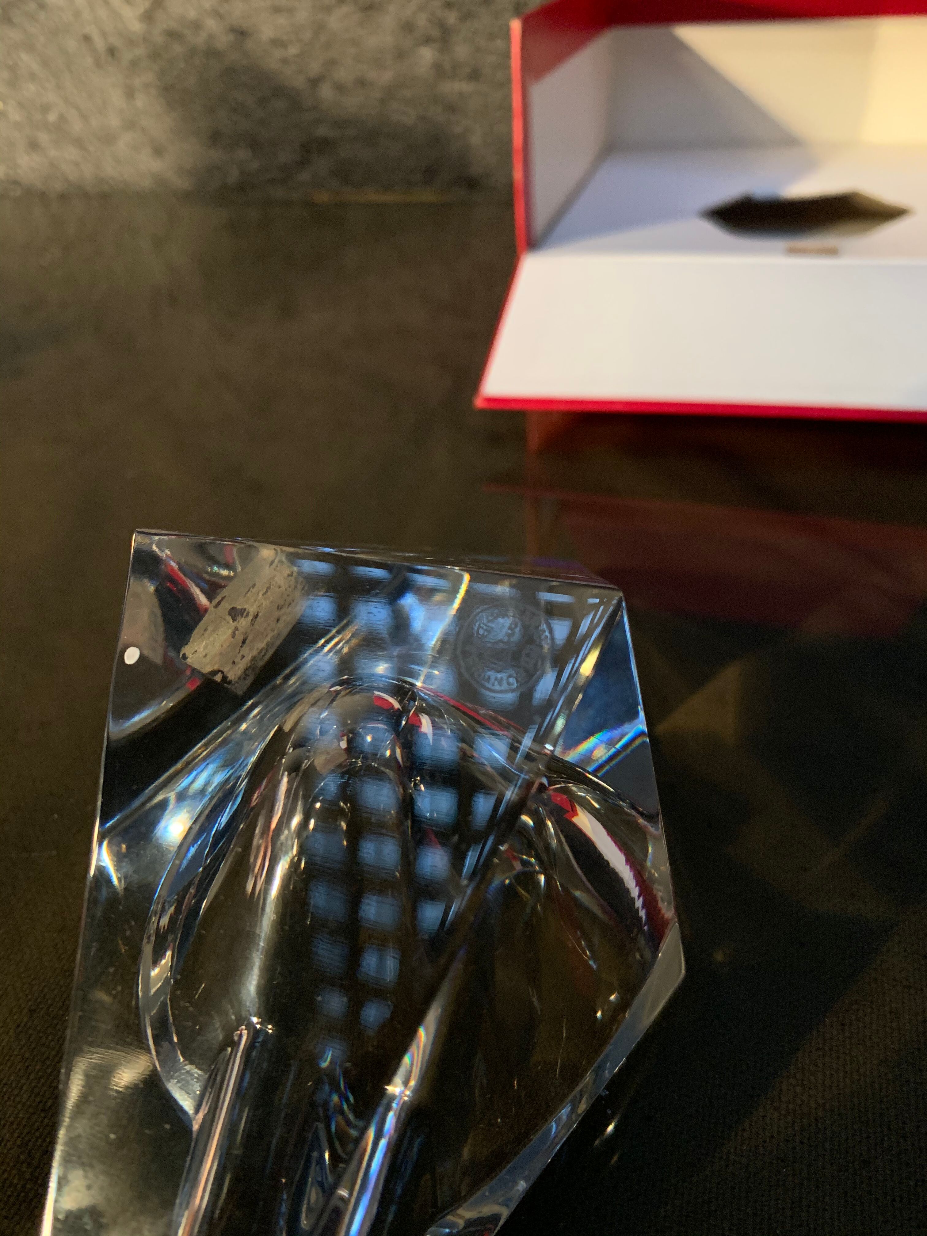 Baccarat, 1960 crystal ashtray