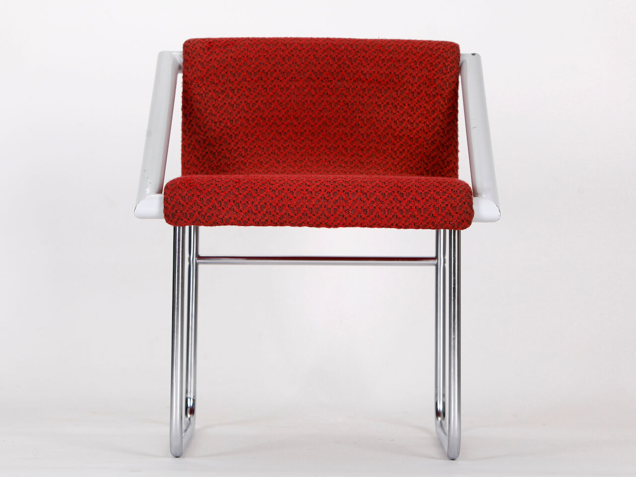 Czech tubular steel ladies armchair, 1960
