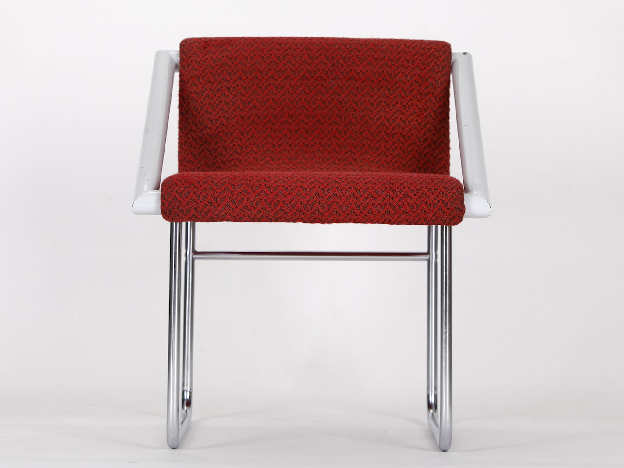 Czech tubular steel ladies armchair, 1960
