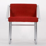 Czech tubular steel ladies armchair, 1960