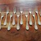 Christofle - Set of 12 dessert forks model Trianon in metal