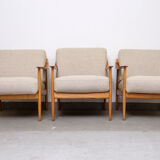 Cherrywood Antimott Lounge Chair by Walter Knoll, 1960s