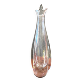 Large sculptural crystal vase from Sèvres, France, 1970s, 51 cm