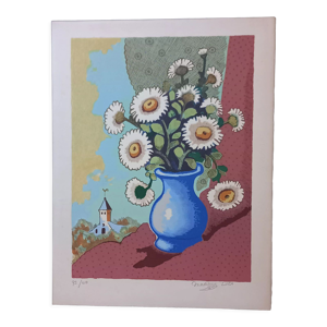 Lithographie originale de Madeleine