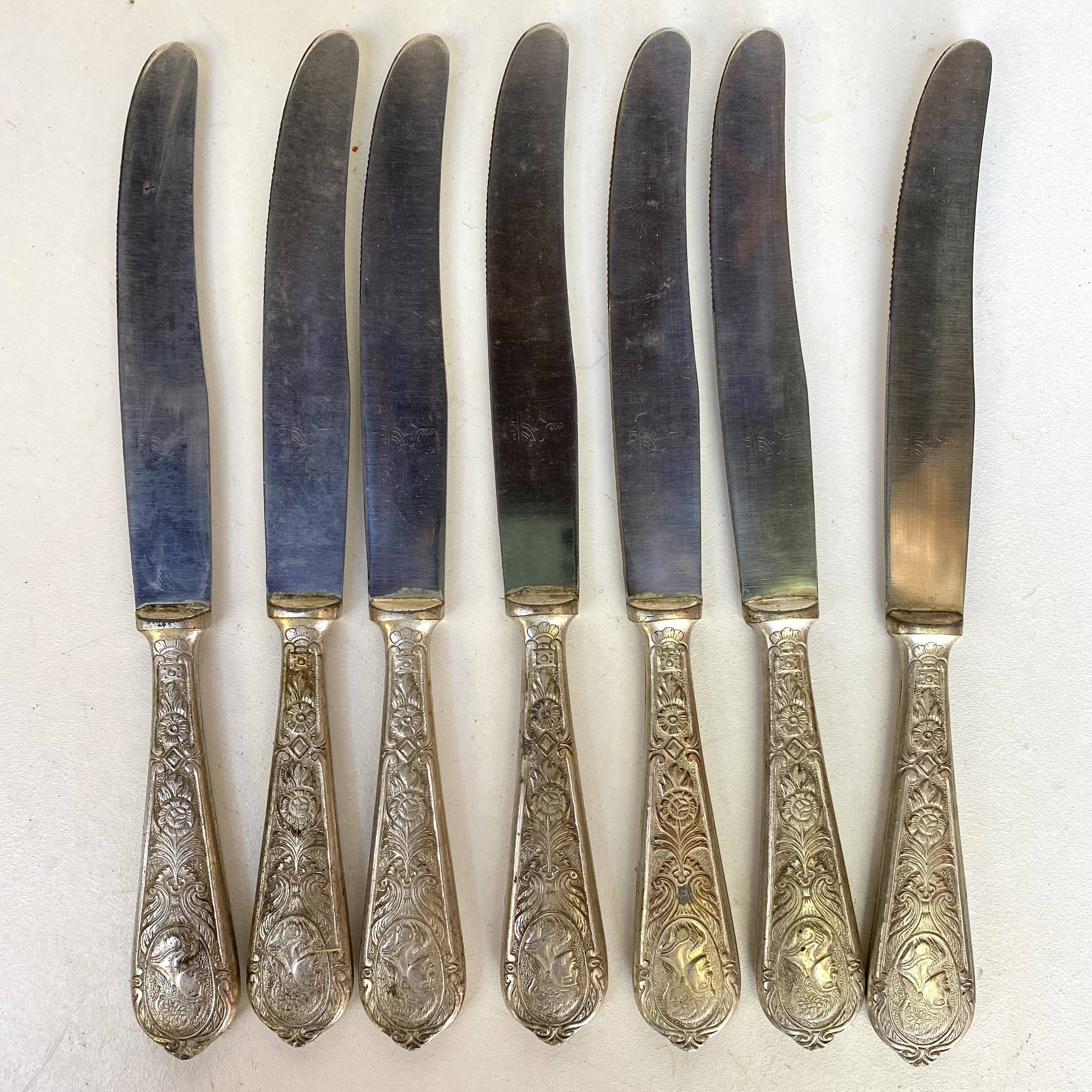Old silver metal slopes