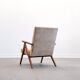 1960 Mid Century Easy Chair Model B 310 Var in Beige Velvet