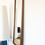 Gilded mirror in old wood - 116x35cm