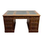 Classic English Desk with Green Inlay