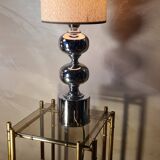Barber style lamp 1970 chrome h49x18
