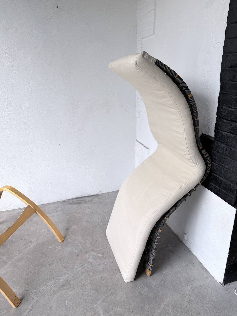 Transat hêtre bois courbé Ikea vintage Kim Samson