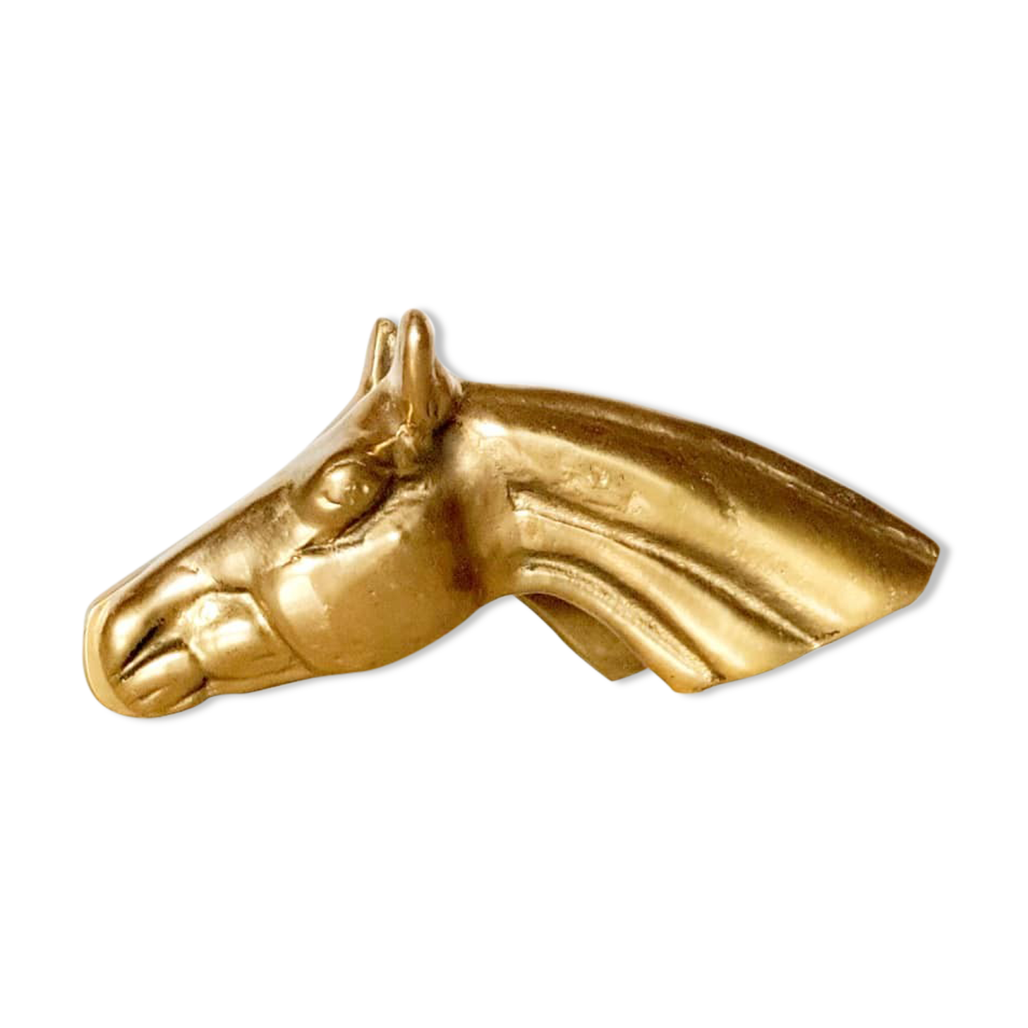 Brass horse letter clip