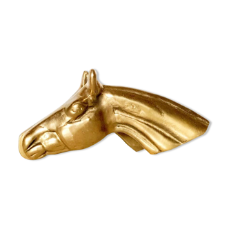 Brass horse letter clip