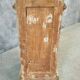 Antique church column on wooden base 135 cm high