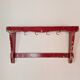 Etagère murale en bois rouge grenat