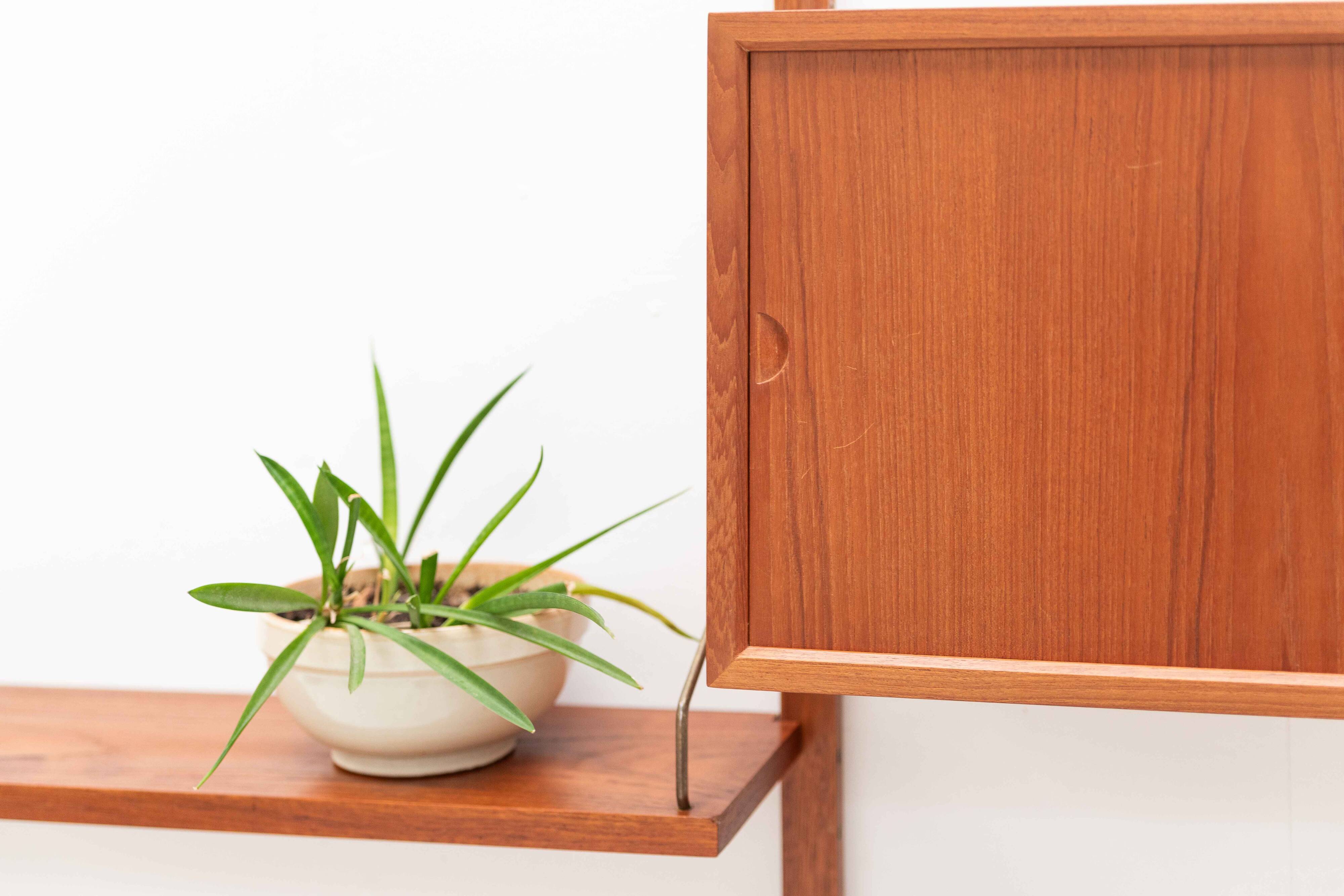 3-bay Cado wall unit by Poul Cadovius