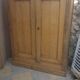 Raw wooden cabinet