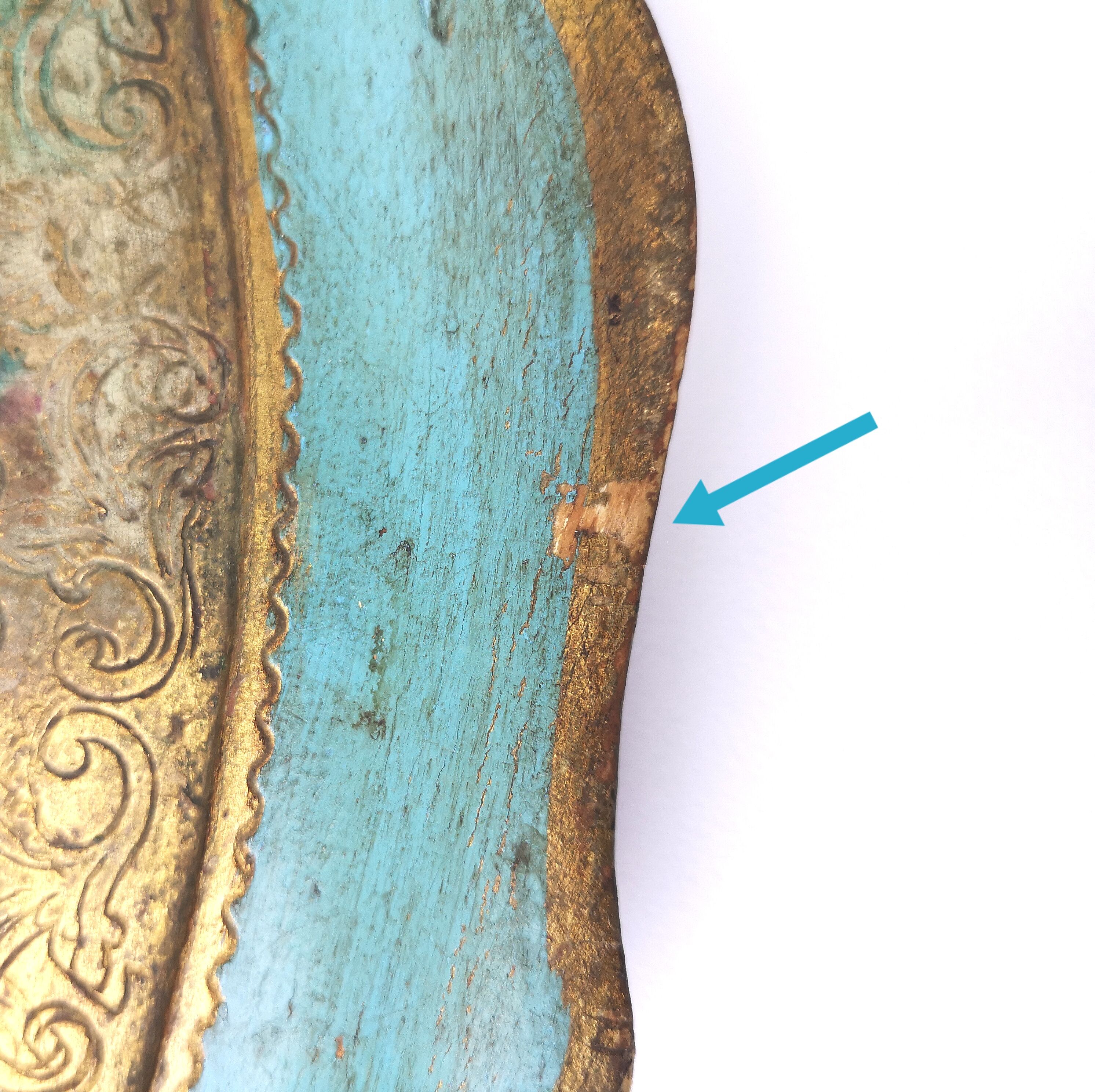 Vintage Florentine tray
