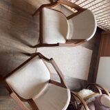 Pair of children's armchairs - Île de France liner