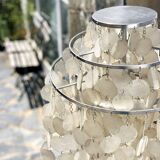 Floor lamp of the 60s in mother-of-pearl grapevines