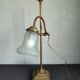 Large antique lamp collar sign art nouveau