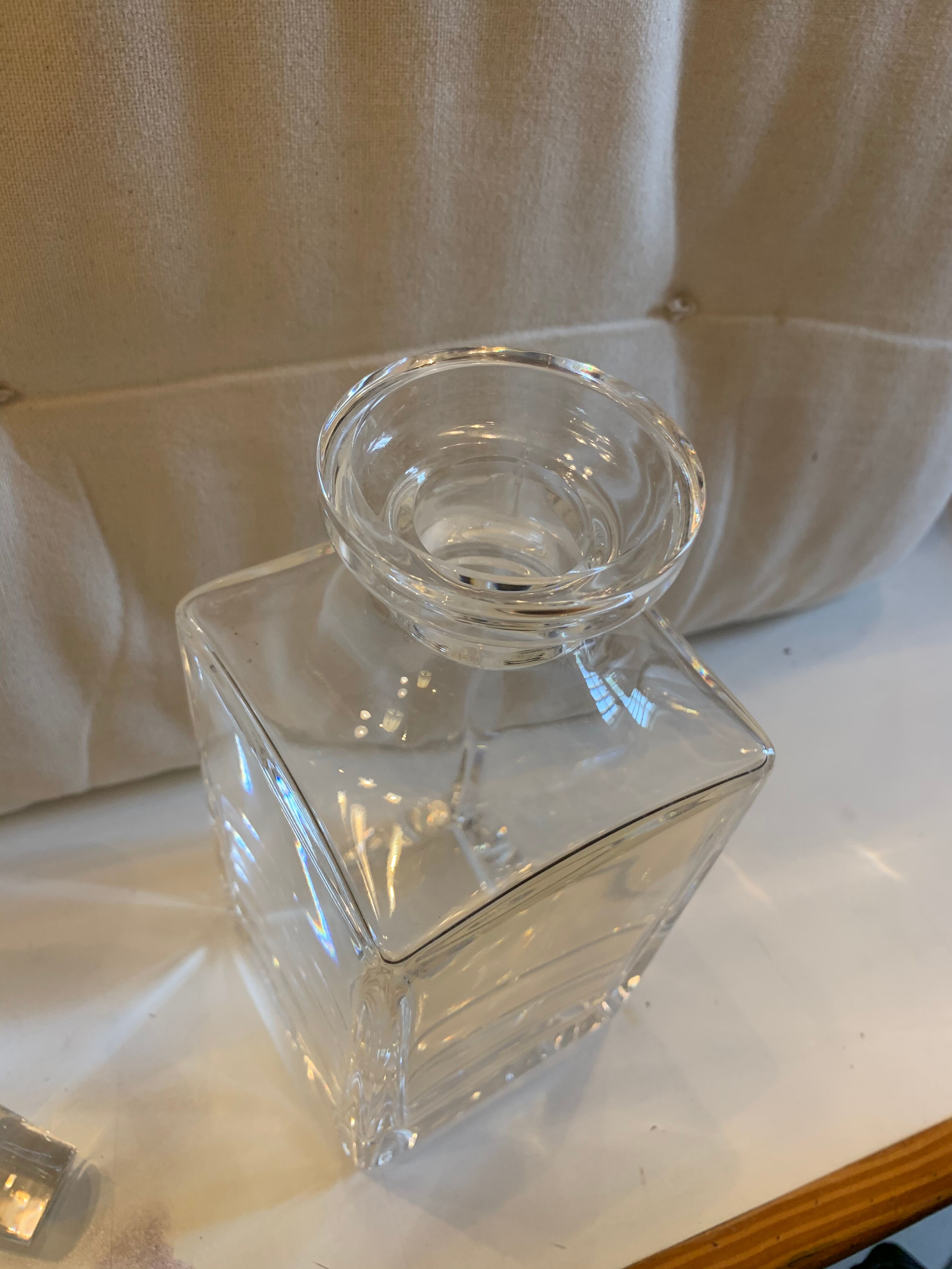 Crystal whisky carafe