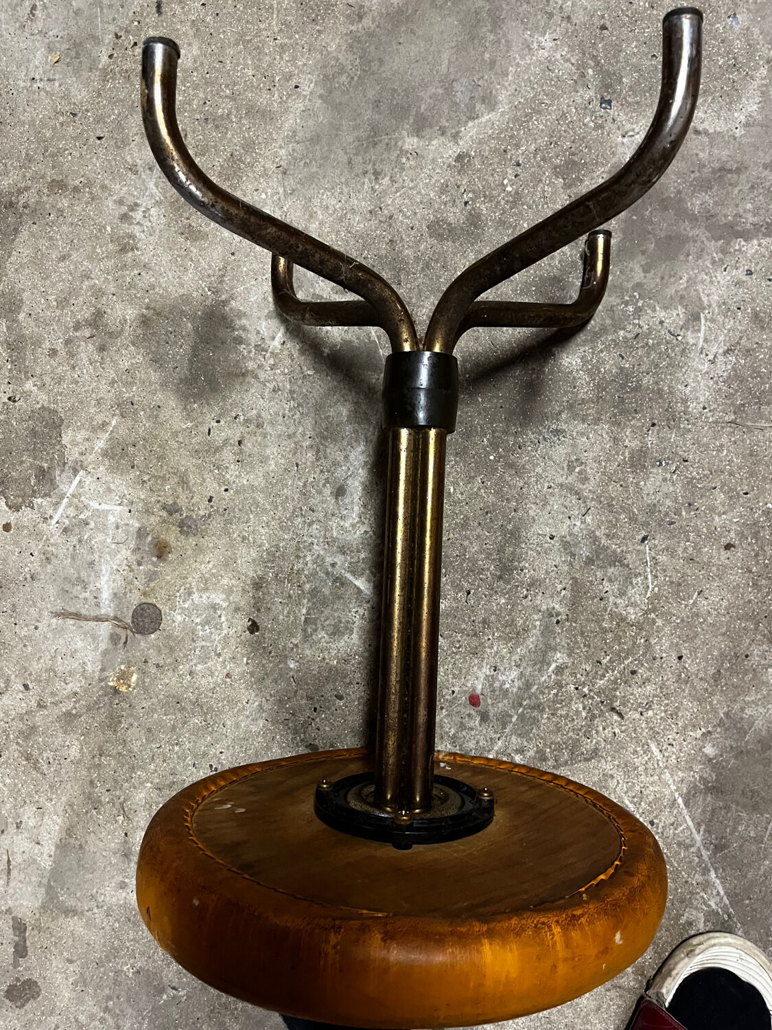 Leather stool
