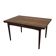 Table en palissandre, design danois, années 1970, production : Danemark