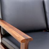 Banc « Capella » en palissandre par Illum Wikkelsø pour Niels Eilersen