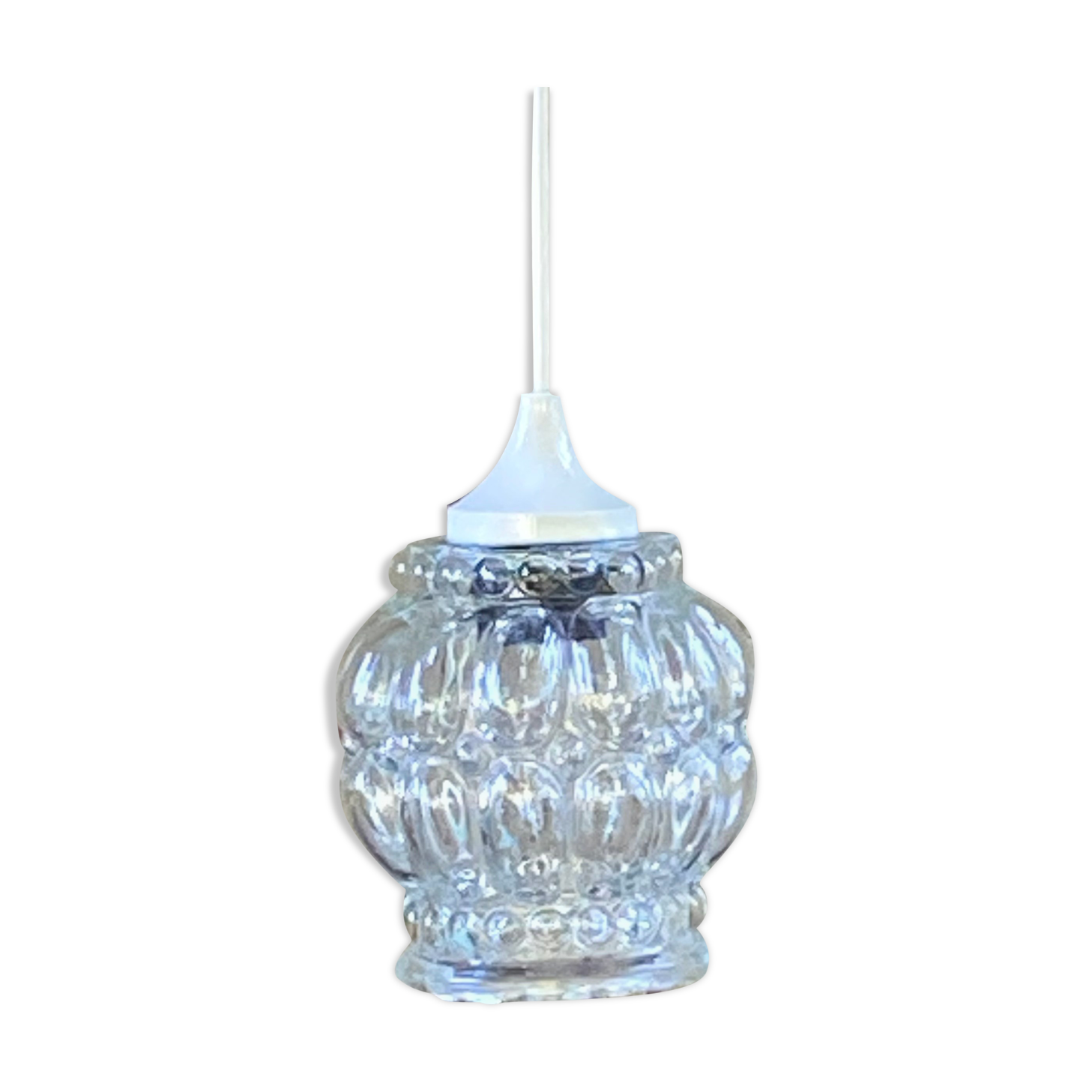 Molded glass hanging lamp 70
