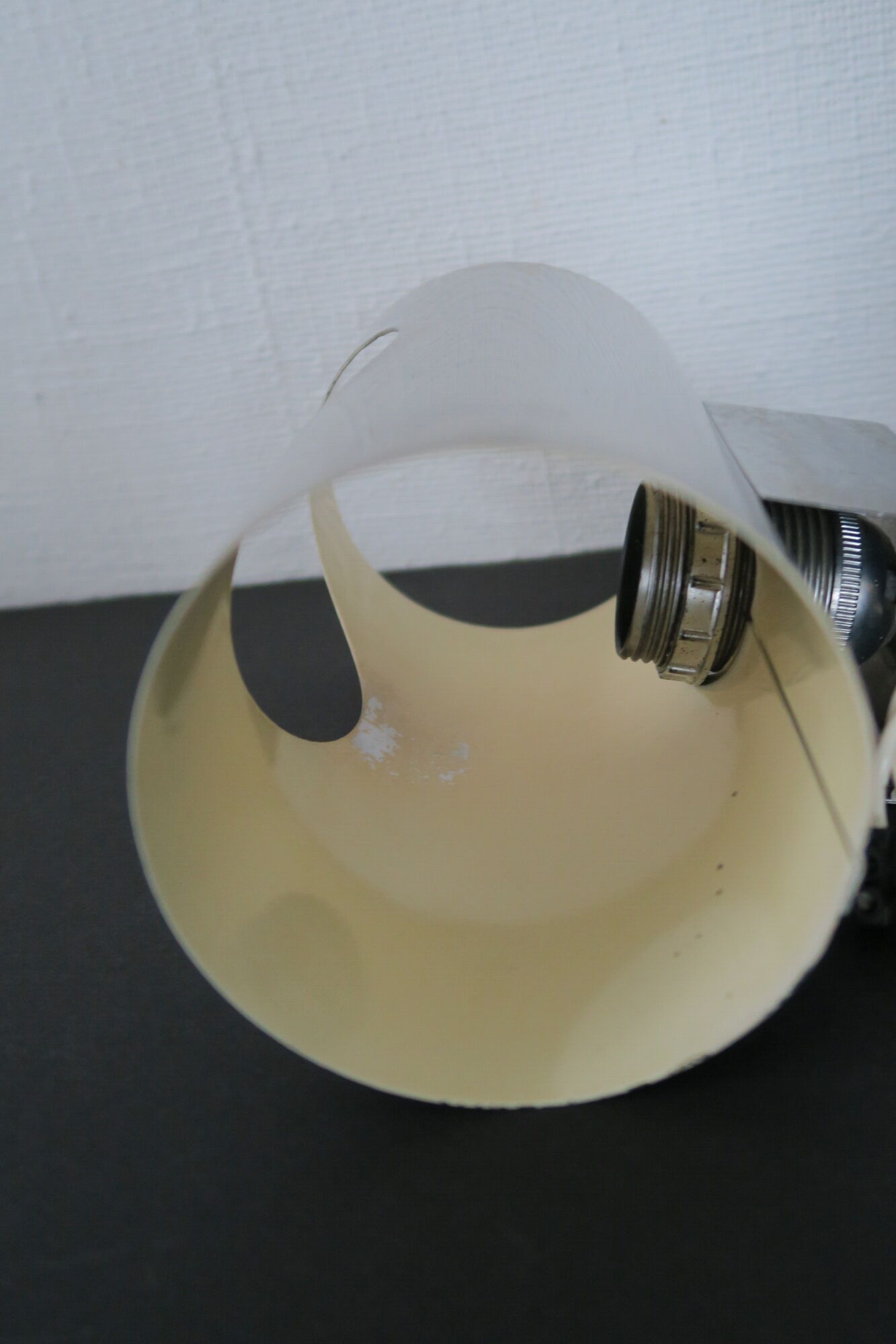 Paires appliques  tubes vintage 1970 inox satiné