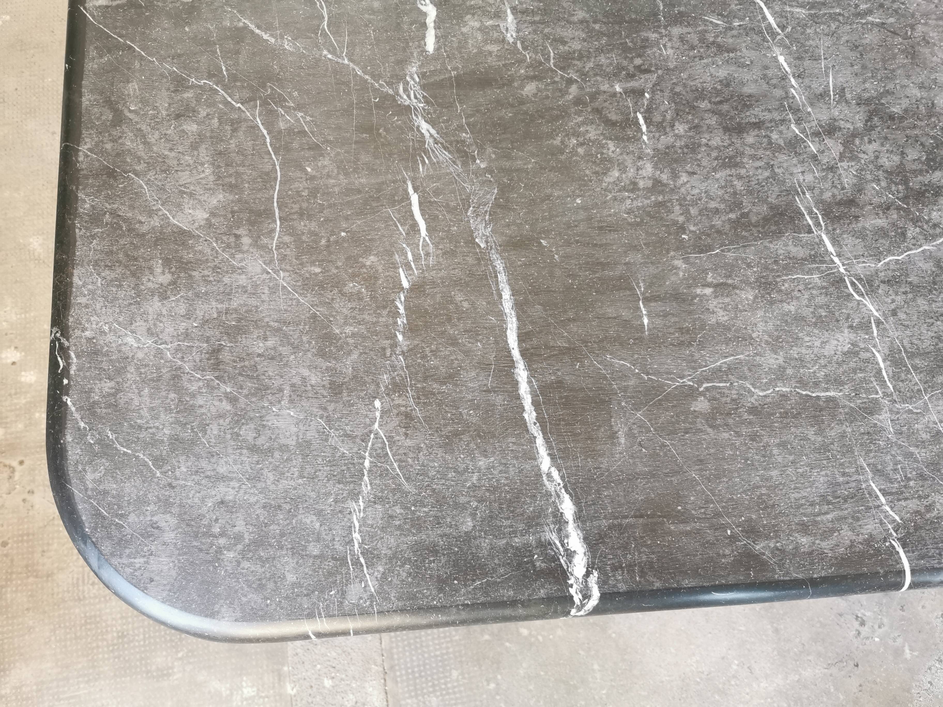 Black marble coffee table