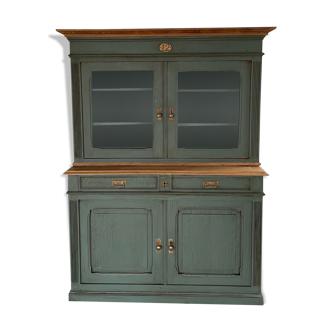 Buffet two bodies blue green oak