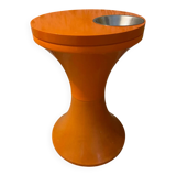 Orange tam-tam by Stamp with integrated pocket.