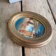 Mini tableau, huile encadrée