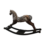 Wooden rocking horse, 19th century