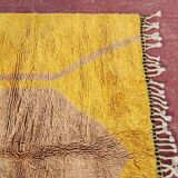 Handwoven Berber rug in pure wool, size 100 x 200 cm