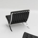 Barcelona chairs by Ludwig Mies van der Rohe for Knoll, 1980s