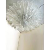 Set of Two Venetian Murano Glass Flush Mount, Mazzega Zuccheri Venini Barov