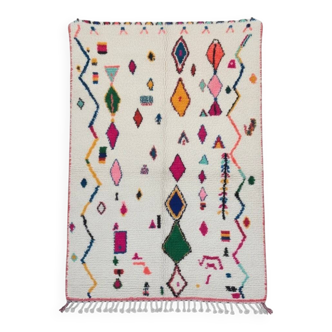 Colourful Moroccan rug in Azilal style