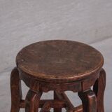 Antique Five Legged Asian Stool