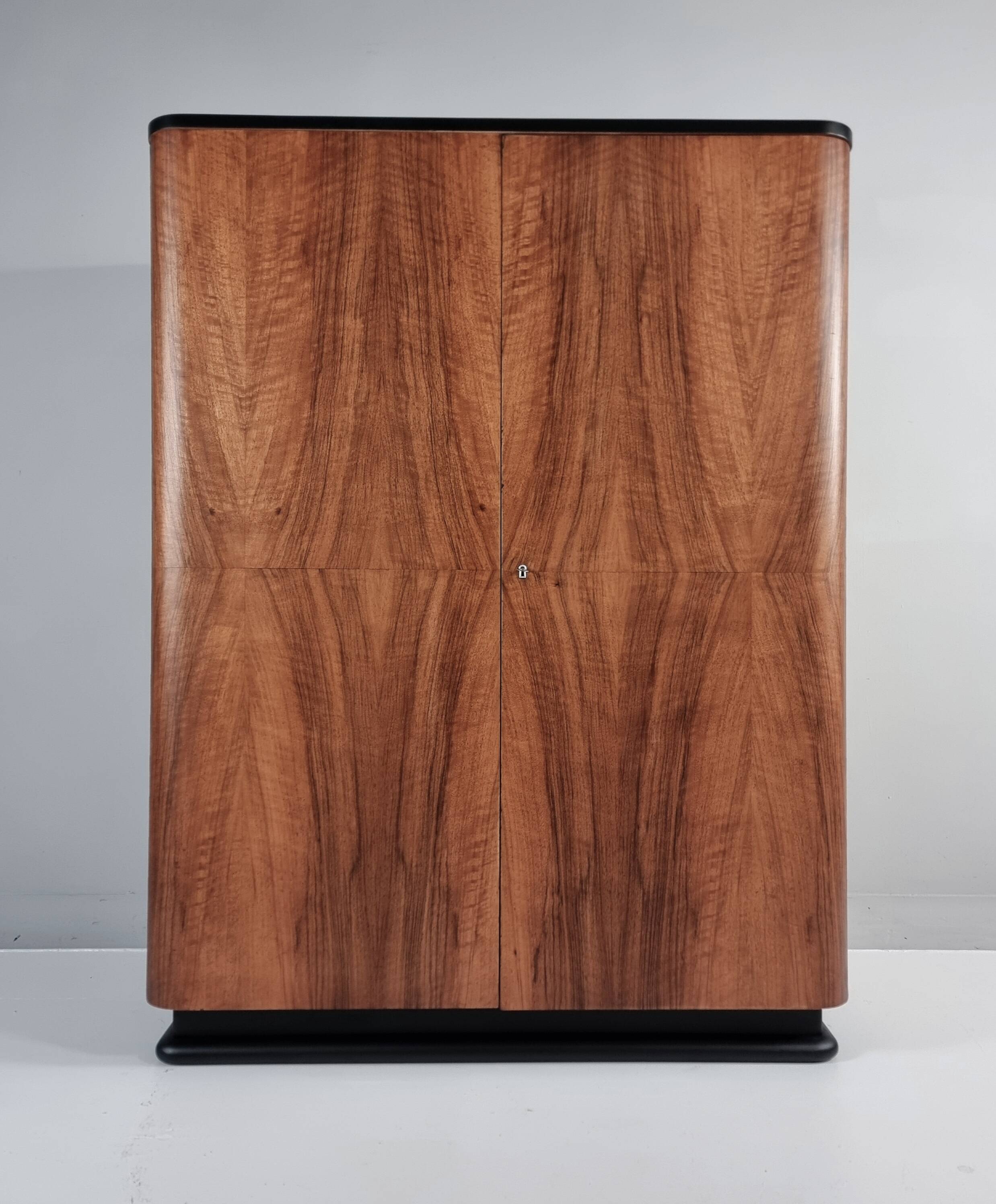 Vintage Walnut Wardrobe, 1960s