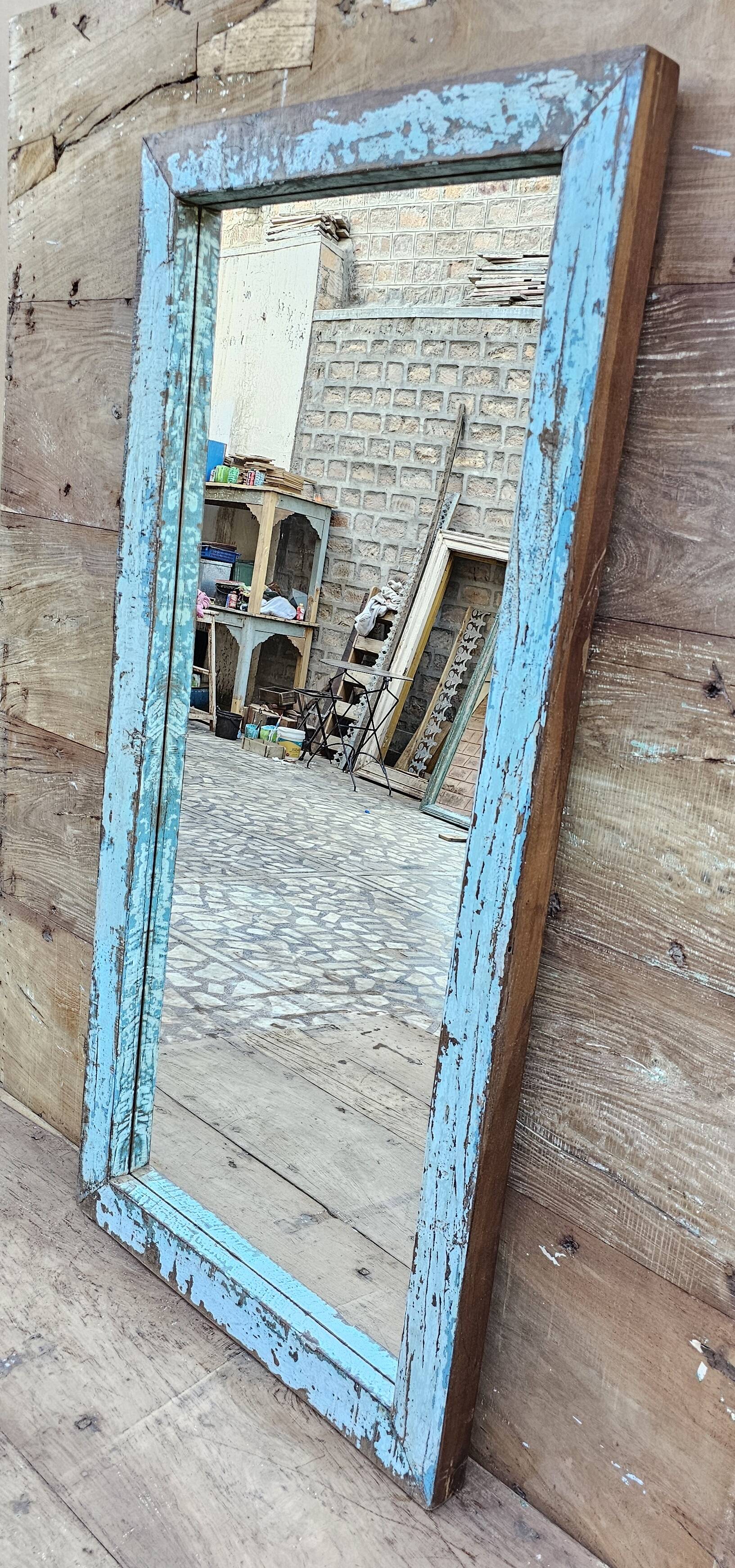 Teak mirror from Burma
