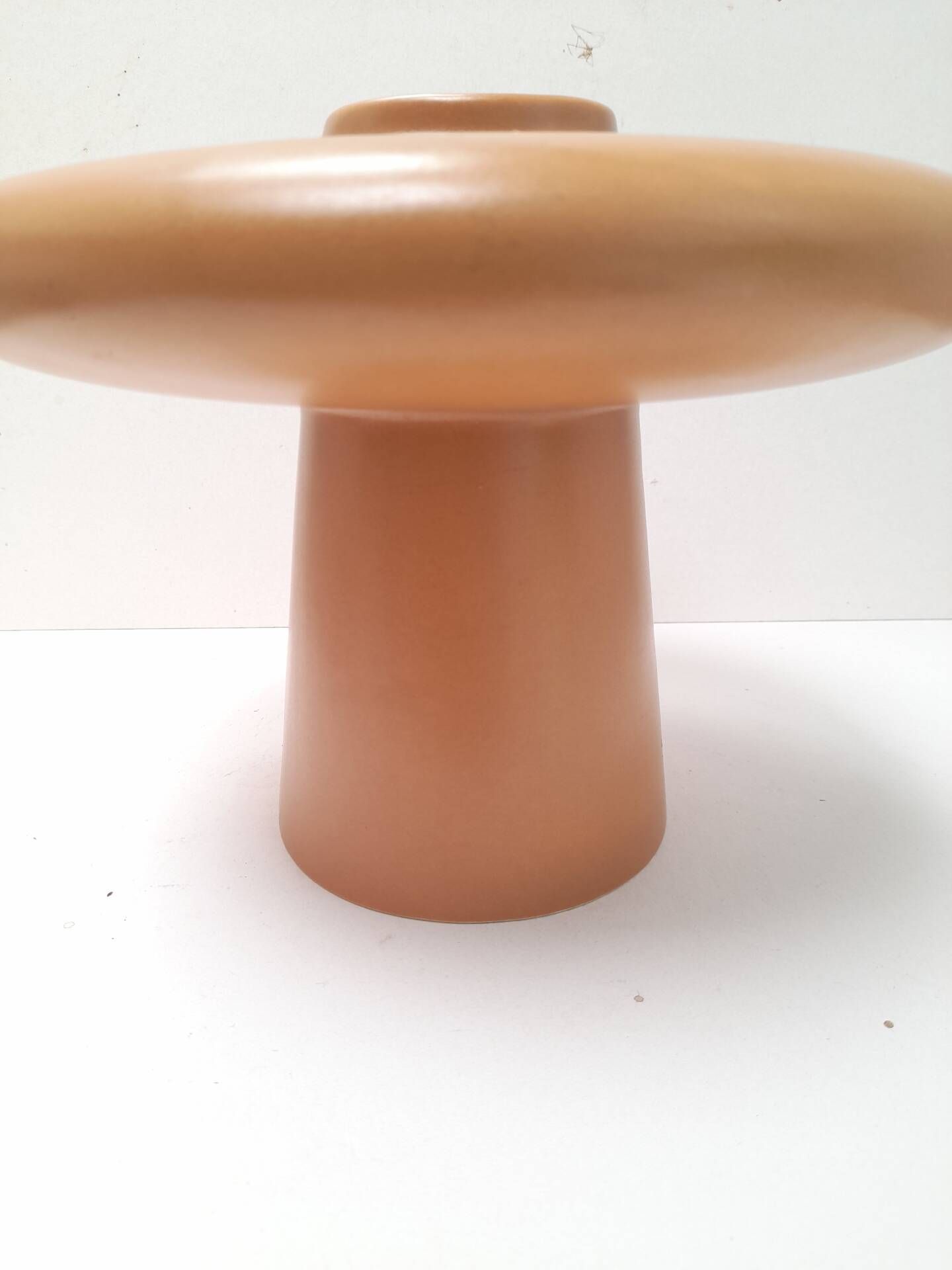 Large ceramic vase 80s UFO saucer