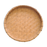 Round bamboo top