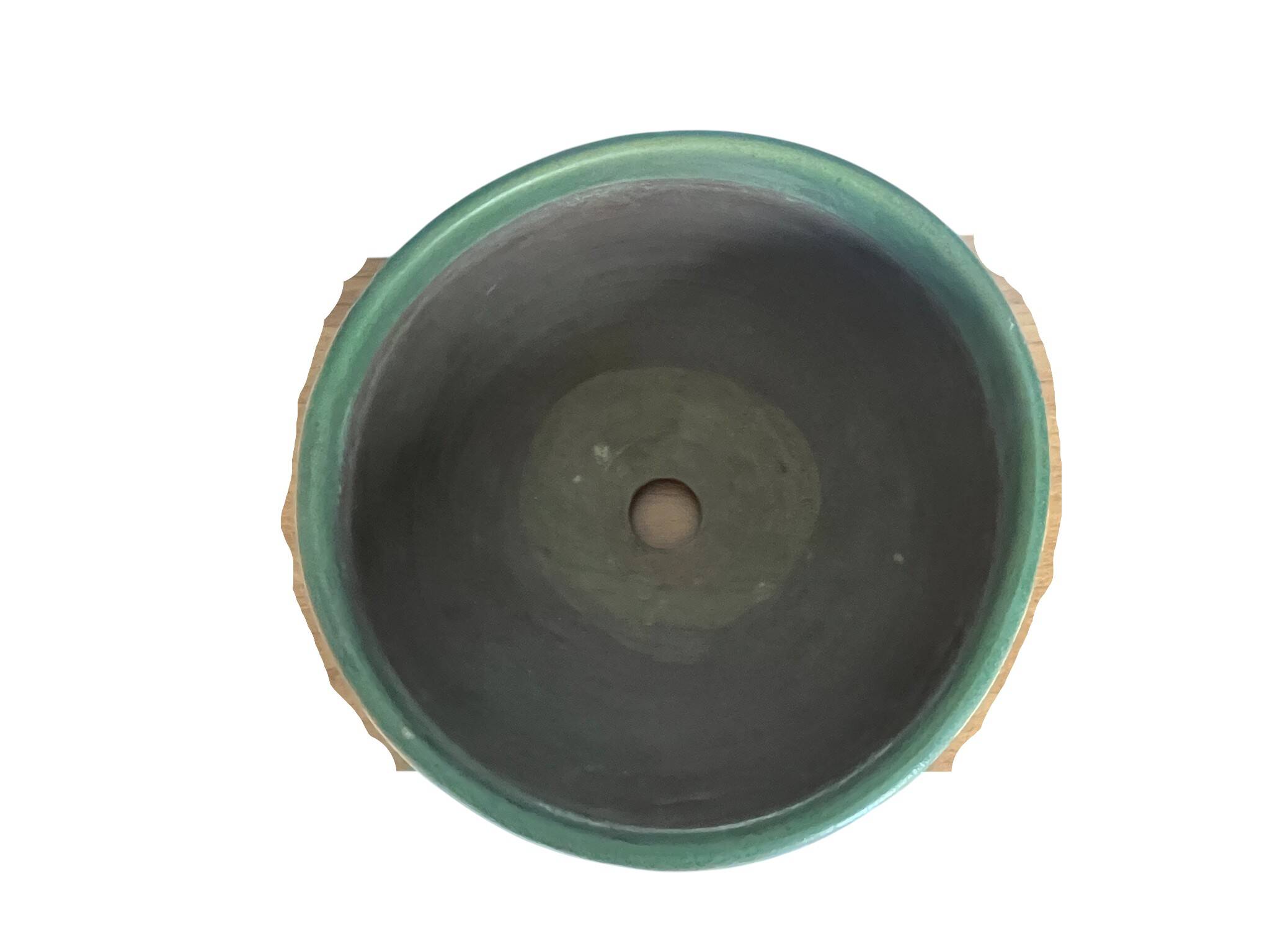 Ancient terracotta pot for bonsai succulents, Korea, signed 20th century.