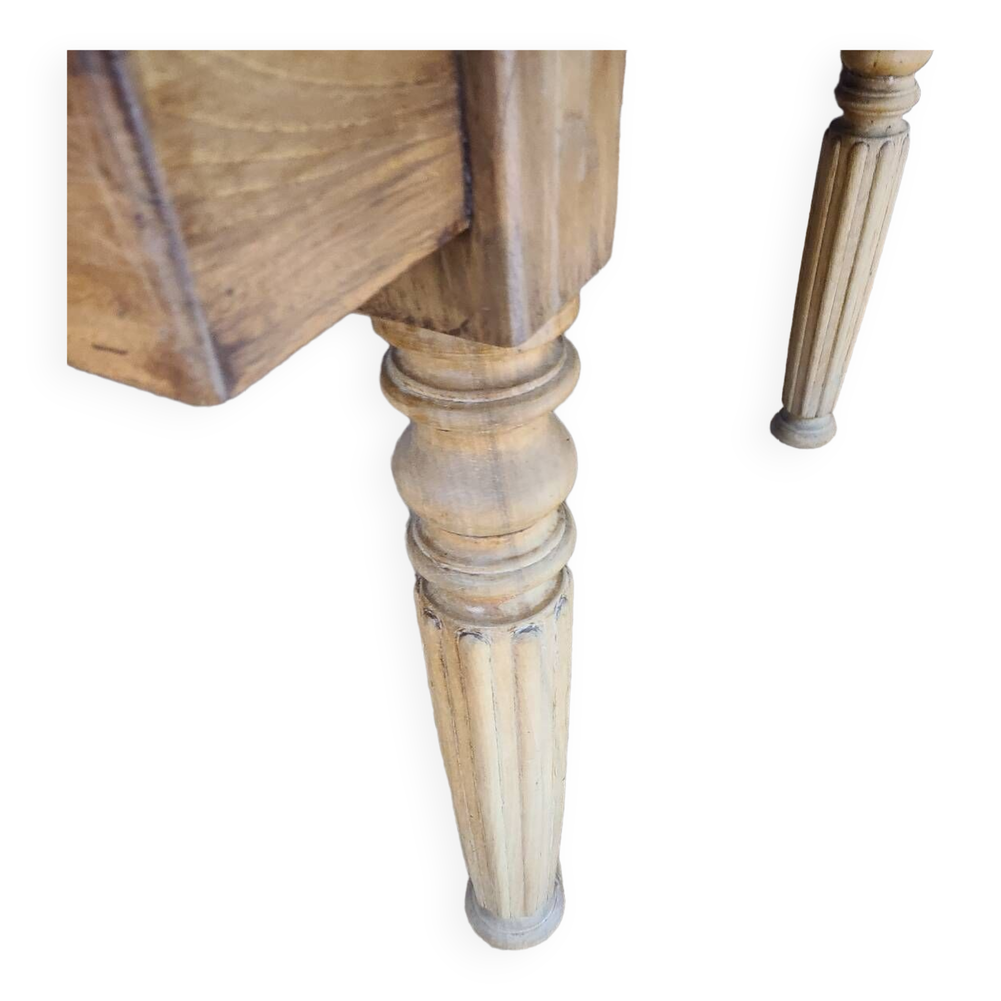 Vintage farmhouse coffee table with flaps