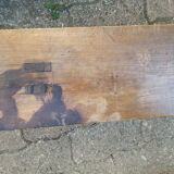 Vintage children’s walnut bench