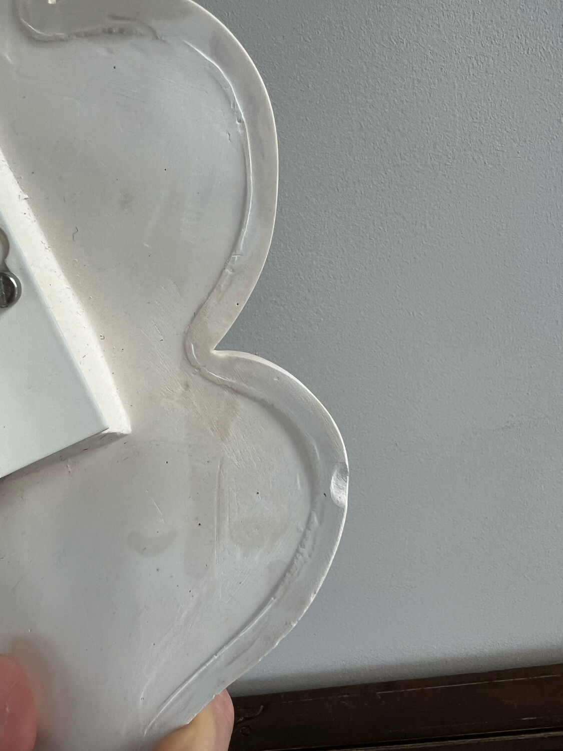 Plaster wall lamp