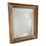 Miroir ancien en bois doré